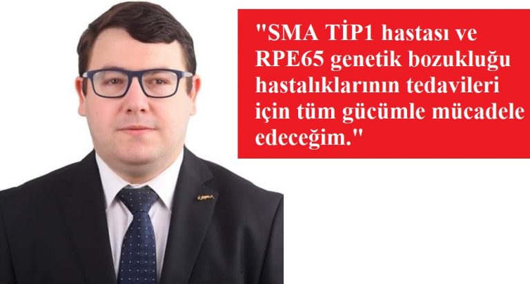 Yunus Emre Demirci’den SMA Tip 1 ve RPE65 Hastalıklarının Tedavisi İçin Mücadele Mesajı…